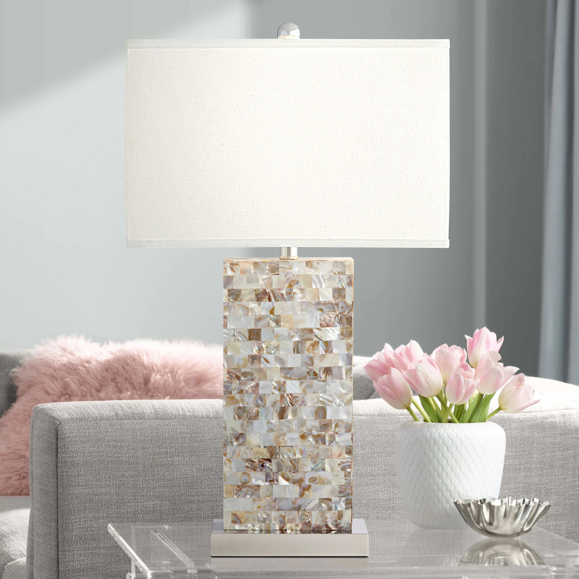 Mother Of Pearl Table Lamp 1 Mother Of Pearl Table Lamp