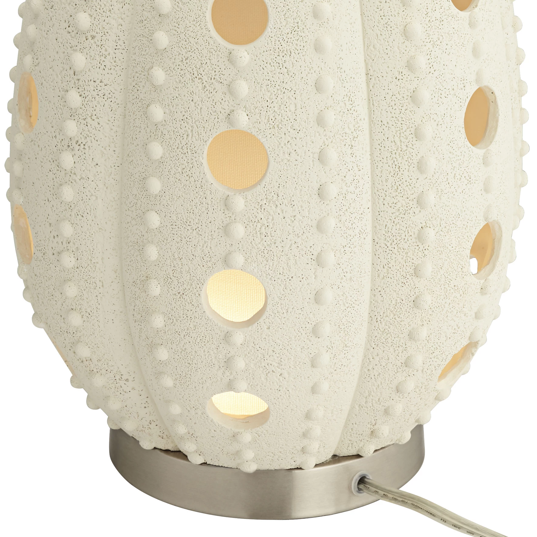 White Sea Urchin Table Lamp 2 White Sea Urchin Table Lamp - Image 2