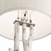 White Forest Round Table Lamp