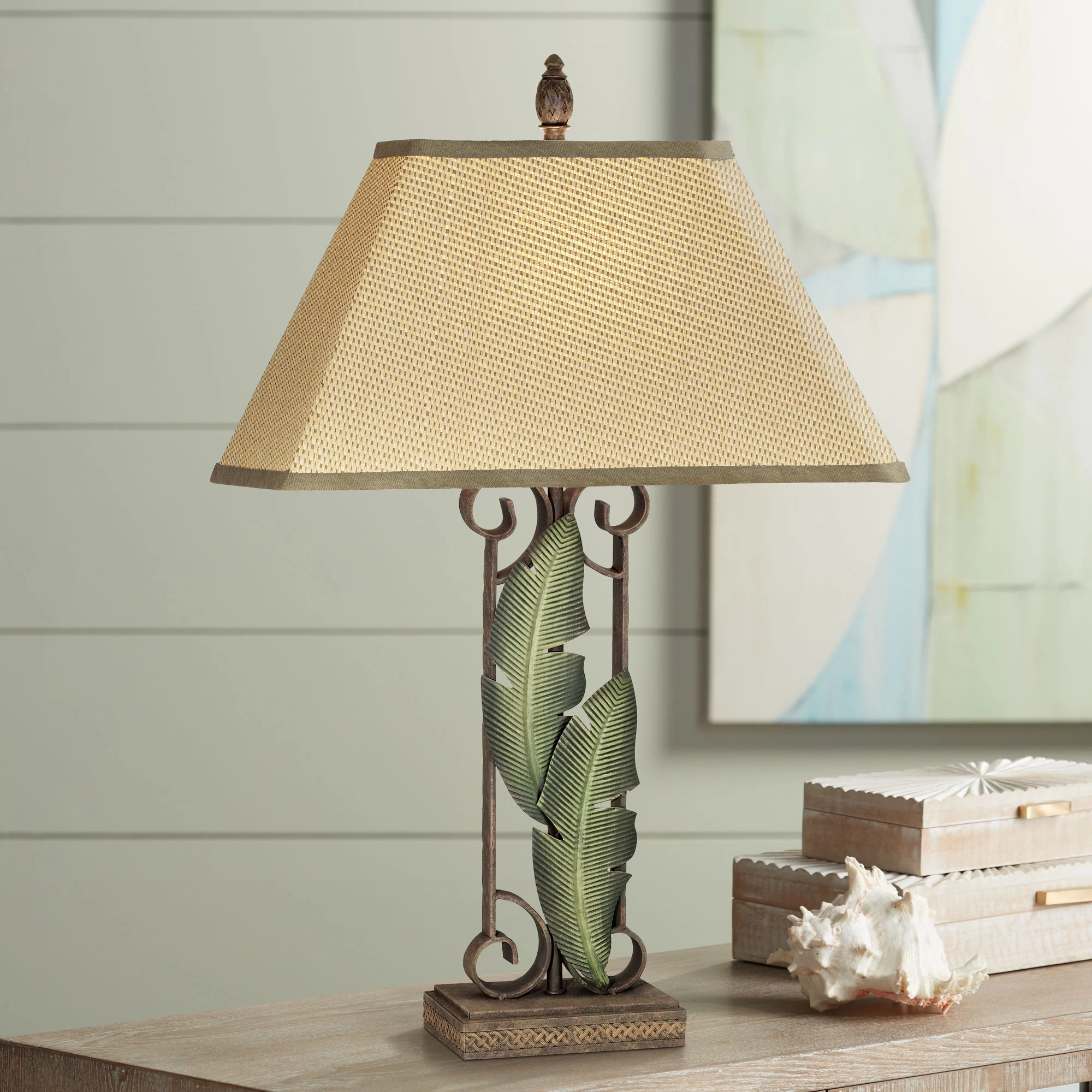 Banana Leaves Table Lamp 1 Banana Leaves Table Lamp