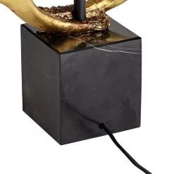 Golden Antlers Table Lamp