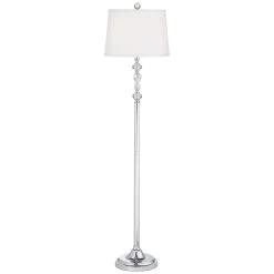 Crystal And Metal 62 Inch Floor Lamp By Pacific Coast Lighting