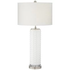 White Glass 31 Inch Table Lamp By Pacific Coast Lighting