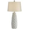 Geo Pattern Faux Cement 30 Inch Table Lamp By Pacific Coast Lighting