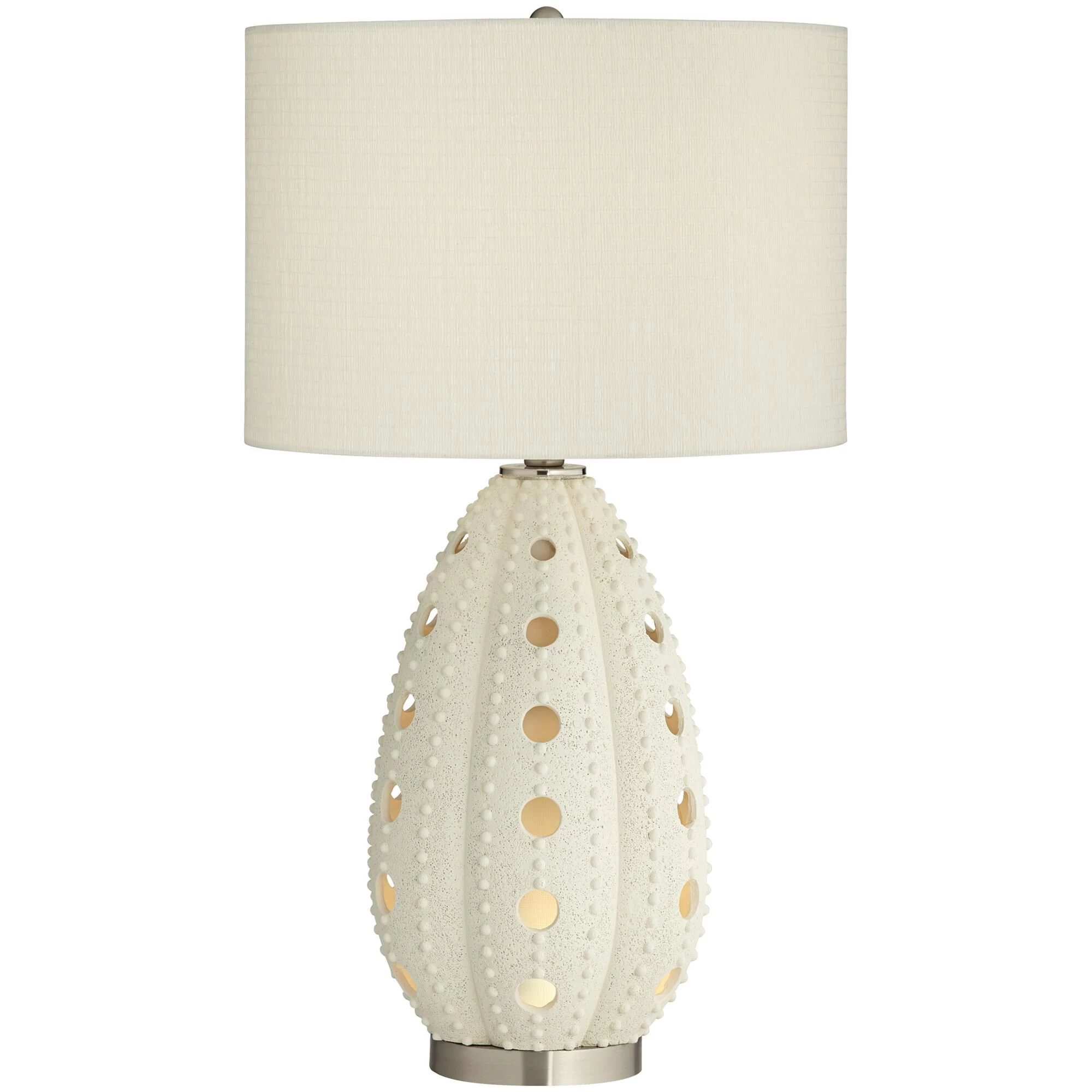 White Sea Urchin 29 Inch Table Lamp By Pacific Coast Lighting 1 White Sea Urchin 29 Inch Table Lamp By Pacific Coast Lighting