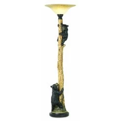 Climbing Bears 70 Inch Torchiere Lamp By Pacific Coast Lighting