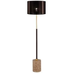 Metal W/Mylar Shade 68 Inch Floor Lamp By Pacific Coast Lighting
