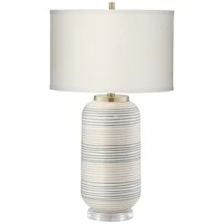 Striped Adler 28 Inch Table Lamp By Pacific Coast Lighting