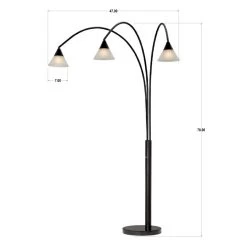 Archway 78 Inch Floor Lamp By Pacific Coast Lighting 6 Archway 78 Inch Floor Lamp By Pacific Coast Lighting -Professional Lighting Store Pacific Coast Lighting J2336 dimensions
