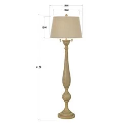 Grand Maison 61 Inch Floor Lamp By Pacific Coast Lighting -Professional Lighting Store Pacific Coast Lighting T8255 dimensions