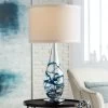 Indigo Swirl Table Lamp