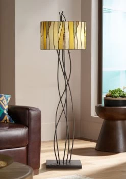 Oak Vine Floor Lamp